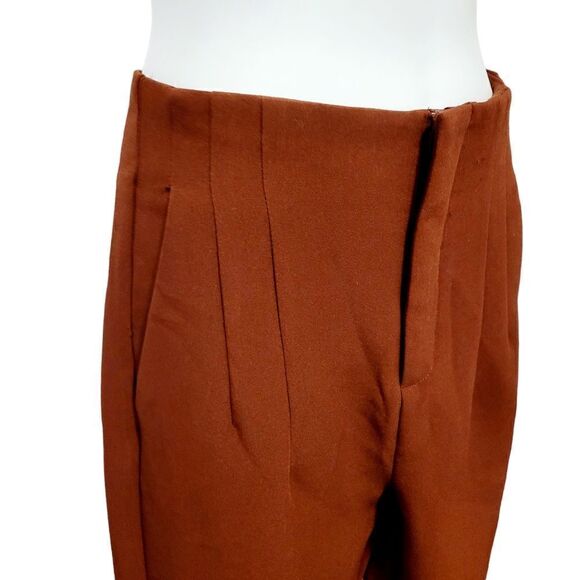 2/$20 Forver 21 Brown Plain Casual Dress Pants Size: Small - Picture 2 of 8